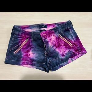 AE tie-dyed shorts